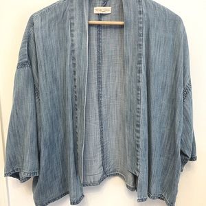 Light Blue/Denim Shawl from Aritzia